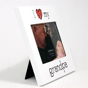 img 2 attached to White Grandpa Picture Frame - 6 by 4-Inch - Lawrence Frames - Express Your Love for Grandpa