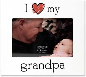 img 3 attached to White Grandpa Picture Frame - 6 by 4-Inch - Lawrence Frames - Express Your Love for Grandpa