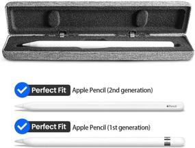 img 3 attached to tomtoc Holder Case for iPad Pencil (1st and 2nd Gen.) - Protective Storage Case for iPad Pen, Travel Carrying Pencil Box Compatible with iPad Pro 2020, iPad Air 4, and iPad Mini