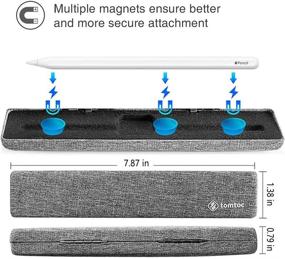 img 2 attached to tomtoc Holder Case for iPad Pencil (1st and 2nd Gen.) - Protective Storage Case for iPad Pen, Travel Carrying Pencil Box Compatible with iPad Pro 2020, iPad Air 4, and iPad Mini