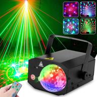 🎉 jajaluya party lights, sound activated disco ball led lights, magic ball effect stage lighting projector with remote control for party, christmas, halloween, bar, birthday, wedding логотип