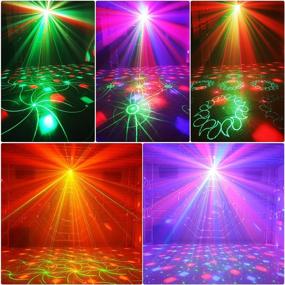 img 2 attached to 🎉 JAJALUYA Party Lights, Sound Activated Disco Ball LED Lights, Magic Ball Effect Stage Lighting Projector with Remote Control for Party, Christmas, Halloween, Bar, Birthday, Wedding