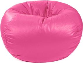 img 2 attached to Gold Medal 30010546822 Leather Beanbag