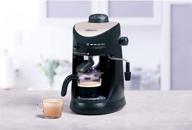 ☕ кофемашина capresso 303.01 для эспрессо и капучино объемом 4 чашки - черный компактный дизайн для домашнего заваривания. логотип