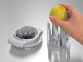 img 3 attached to 🍋 Simposh Lemon and Lime Wedge Slicer Cutter for Easy Garnishing of Food, Drinks, Corona Beer, Tea, Cocktails, Oysters, and More - Enjoy Quick Lemon and Lime Wedge Slices