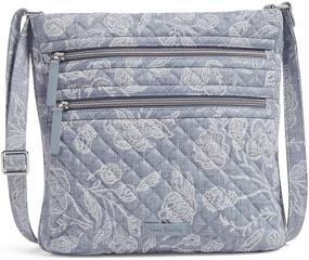 img 4 attached to 👜 Enhance your Style with Vera Bradley Iconic Triple Hipster Handbags & Wallets – Perfect Crossbody Bags