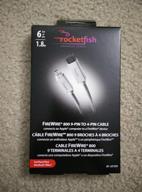 🚀 rocketfish firewire 800 9-pin to 4-pin cable - model rf-ap309 - enhanced for seo logo