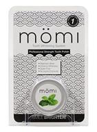 momi professional strength tooth polish: all natural, dye-free, 3 flavor options logo