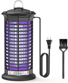 img 4 attached to High Powered Bug Zapper - Effective Outdoor Electric Mosquito Trap and Insect Killer for Home, Kitchen, and Backyard
