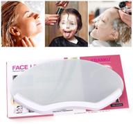 💧 ebanku 100 pcs microblading permanent makeup shower face shields visors, disposable face shields masks for hairspray salon supplies, eyelash extensions, and eyelid surgery aftercare logo