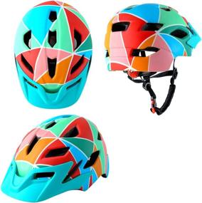 img 3 attached to 🚲 Bavilk Kids Bike Helmet: Adjustable Multi-Sport Safety Gear with LED Light and Detachable Visor for Boys and Girls