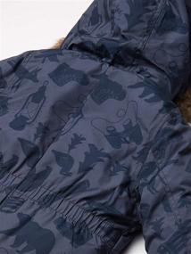 img 3 attached to Carters Heavyweight Advernture Parka Camel Boys' Clothing at Jackets & Coats