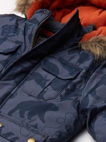 img 2 attached to Carters Heavyweight Advernture Parka Camel Boys' Clothing at Jackets & Coats