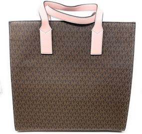 img 3 attached to Stylish and Spacious MICHAEL KORS KENLY Large Tote Shoulder Bag Satchel: A Must-Have Fashion Accessory