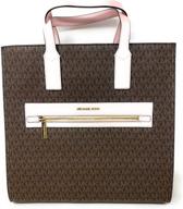 stylish and spacious michael kors kenly large tote shoulder bag satchel: a must-have fashion accessory logo