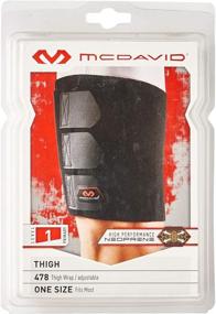 img 1 attached to 💪 Enhance Performance and Support with the McDavid 478 Adjustable Thigh Compression Wrap