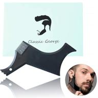 🧔 advanced george beard shaper: enhanced with dual barber pencil for precise alignment and edging. effortlessly complement your beard and facial hair styling with beard trimmer, barber pencil, or razor. ultimate beard shaping tool logo