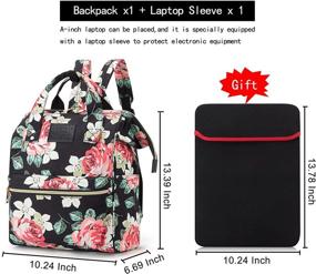 img 1 attached to Tzowla College School Travel Casual Daypack Backpack Purse For Women Book Doctor Shopping Mini Bag Light Weight For Men Girls Boys Student Fit 13