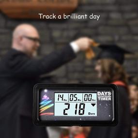 img 2 attached to ⏳ Runleader Digital 9999 Days Timer: Countdown Tracking and Event Reminder with Backlight Display for Vocations, Retirement, Meetings, Anniversaries, Graduations, Weddings and Premieres (Black)