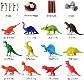 img 2 attached to 🦖 Explore the Jurassic World with Realistic Dinosaur Figures: An Educational and Engaging Activity