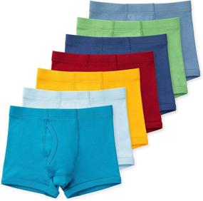 img 4 attached to 🩲 Lucky & Me Nolan Boy Boxer Brief Underwear, 100% Organic Cotton, 7-Pack: Superior Comfort and Quality for Boys