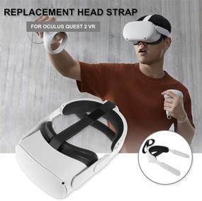 img 2 attached to Seltureone Updated Head Strap for Oculus Quest 2 - Ultimate Comfort & Pressure Reduction