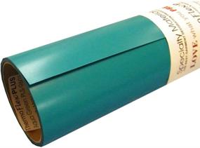 img 1 attached to 🌊 ThermoFlex Plus 15" Roll: Aqua HTV Vinyl for Iron on Heat Transfer, 3 Feet Length