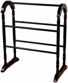 img 4 attached to 🛏️ Quilt Rack by Frenchi Home Furnishing in Dark Cherry - Enhancing Your Home Décor