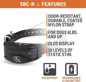 img 2 attached to 🔇 Programmable, Waterproof NoBark Rechargeable Bark Control Collar by SportDOG Brand