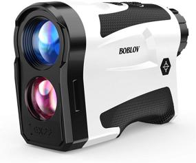 img 4 attached to 🏌️ BOBLOV Slope Golf Rangefinder - Accurate 650Yards Distance Finder with Vibration/Slope On/Off Switch, USB Charging - Ideal for Golfing or Hunting
