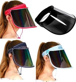 img 1 attached to Sun Visor Face Shield – Ultimate Protection for Your Face