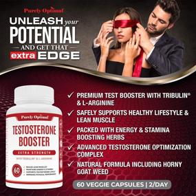 img 1 attached to 💪 Advanced Testosterone Supplement - Enhanced Formula with Tribulin - Boosts Energy, Vitality, Endurance, Power, Muscle Growth & Performance - 60 Testosterone Pills for Men