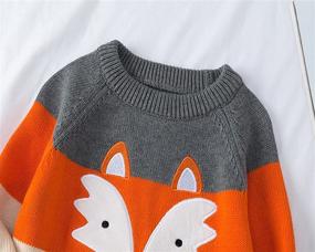img 1 attached to 👕 LeeXiang Toddler Boys Pullover Sweaters: Warm Winter Knit Cotton Sweatshirts for Kids