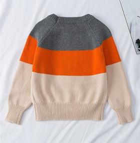 img 3 attached to 👕 LeeXiang Toddler Boys Pullover Sweaters: Warm Winter Knit Cotton Sweatshirts for Kids
