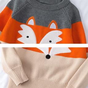 img 2 attached to 👕 LeeXiang Toddler Boys Pullover Sweaters: Warm Winter Knit Cotton Sweatshirts for Kids