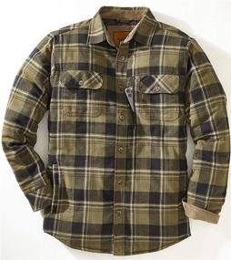 img 3 attached to 👕 Venado Sleeved Brushed Flannel X Large Men's Shirts: Ultimate Comfort and Style