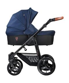 img 4 attached to 🚗✨ Venicci Gusto 2 in 1 Travel System - Navy/Black: Premium Convenience and Style!
