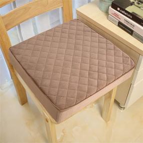 img 3 attached to НЕ скользящая подушка для сиденья стула COMFORTANZA для кухни и обеденной зоны для кухни и столовое белье