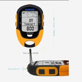 img 2 attached to 🏔️ Ultimate Outdoor Companion: SUNROAD GPS Digital Waterproof Altitude Altimeter-Barometer with Weather Forecast, Pedometer & Stopwatch for Hiking - Pre-Warning Reminders and Compass Navigation