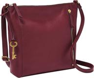 👜 fossil women's leather crossbody handbag - handbags, wallets, and crossbody bags for women logo