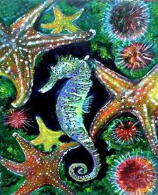 img 4 attached to Painting Paintings Rhinestone Embroidery 13 7×17 7Inch