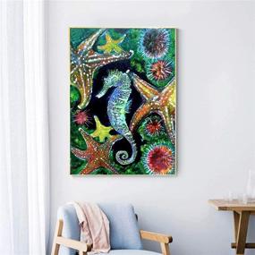 img 2 attached to Painting Paintings Rhinestone Embroidery 13 7×17 7Inch