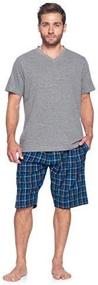 img 1 attached to 👕 Ashford Brooks Men's Sleepwear: Pajama Shorts, T-Shirt, and Lounge Clothing