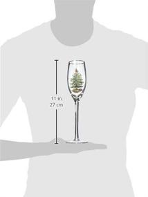 img 1 attached to Delight in Elegance: 🥂 Shop Spode Christmas Tree Champagne Flutes