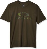 👕 stylish and versatile: oakley mens bark blackout men's clothing and shirts logo