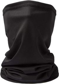 img 4 attached to Men's Sun UV Protection Face Coverings: Wind-resistant Neck Gaiter Bandana Balaclava for Fishing and Hiking