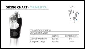 img 3 attached to Thumb Stabilizer Brace Hypoallergenic XSmall Medium