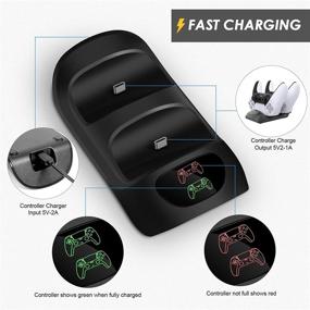 img 2 attached to Controller Charger Playstation Charging Indicator