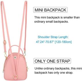 img 3 attached to Backpack Aeeque Shoulder Crossbody Backpacks Women's Handbags & Wallets and Fashion Backpacks