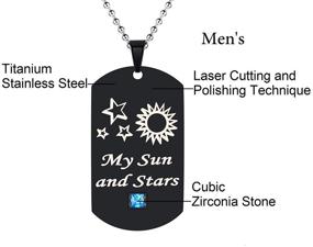 img 1 attached to 🌞 SunnyHouse Pendant Necklace for Boys - Jewelry for Perfect Matching